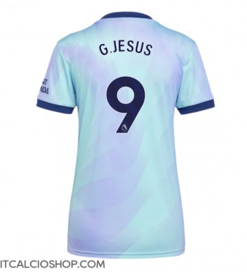 Arsenal Gabriel Jesus #9 Terza Maglia Femmina 2024-25 Manica Corta